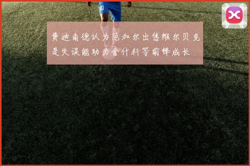 费迪南德认为范加尔出售维尔贝克是失误能助力舍什科等前锋成长